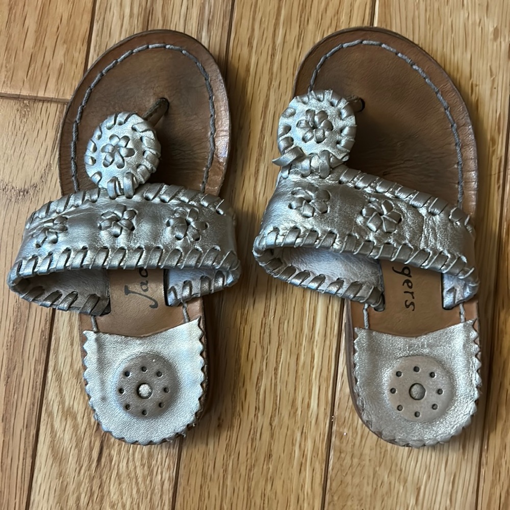 Jack Rogers toddler sandals.